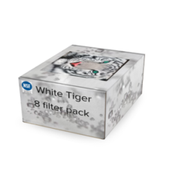 A box of white tiger filter pack